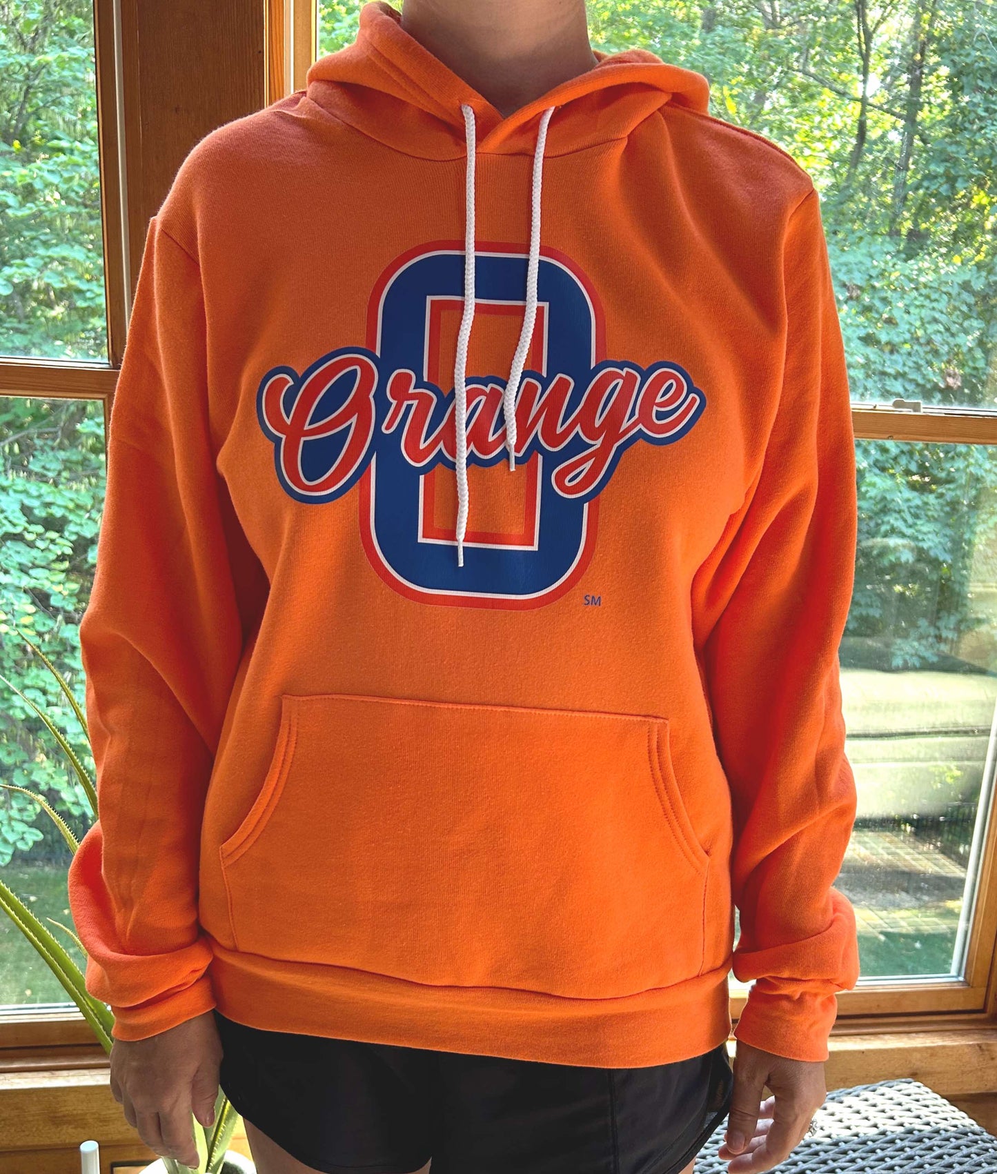 ADULT Bella & Canvas Super Soft Fleece Olentangy Orange Unisex Fleece Pullover Hoodie Sweatshirt