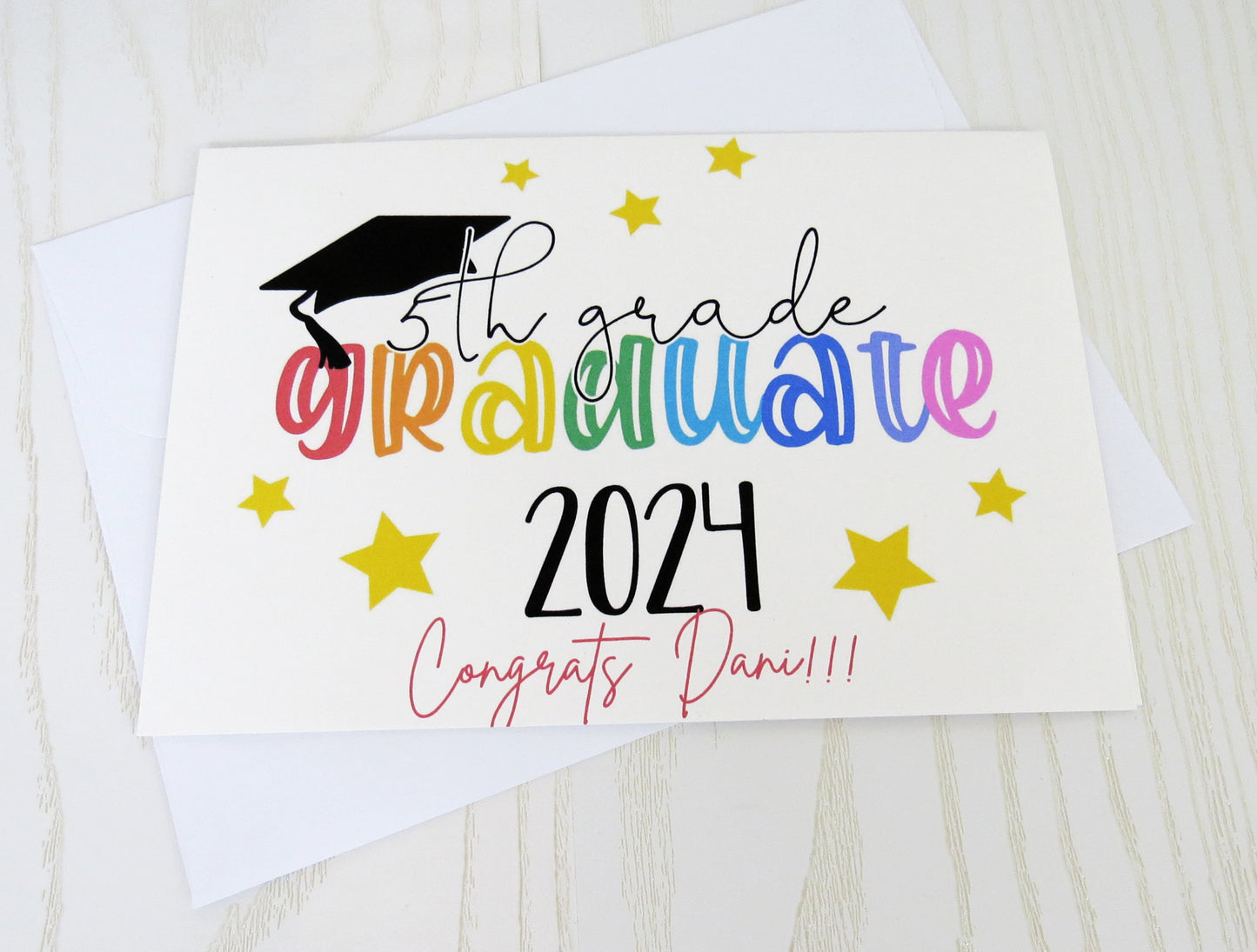 5th Grade Graduate 2024 Money Card - Congrats Grad Graduation Gift Card - Unique Money Holder for Cash Gift - Graduation Greeting Cards - Humor Cash Gift for Him Her