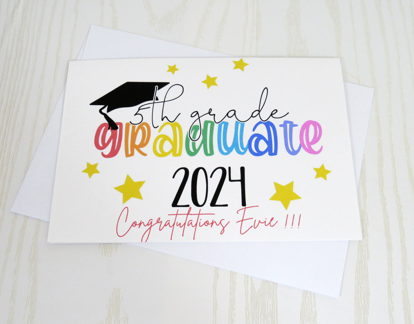 5th Grade Graduate 2024 Money Card - Congrats Grad Graduation Gift Card - Unique Money Holder for Cash Gift - Graduation Greeting Cards - Humor Cash Gift for Him Her