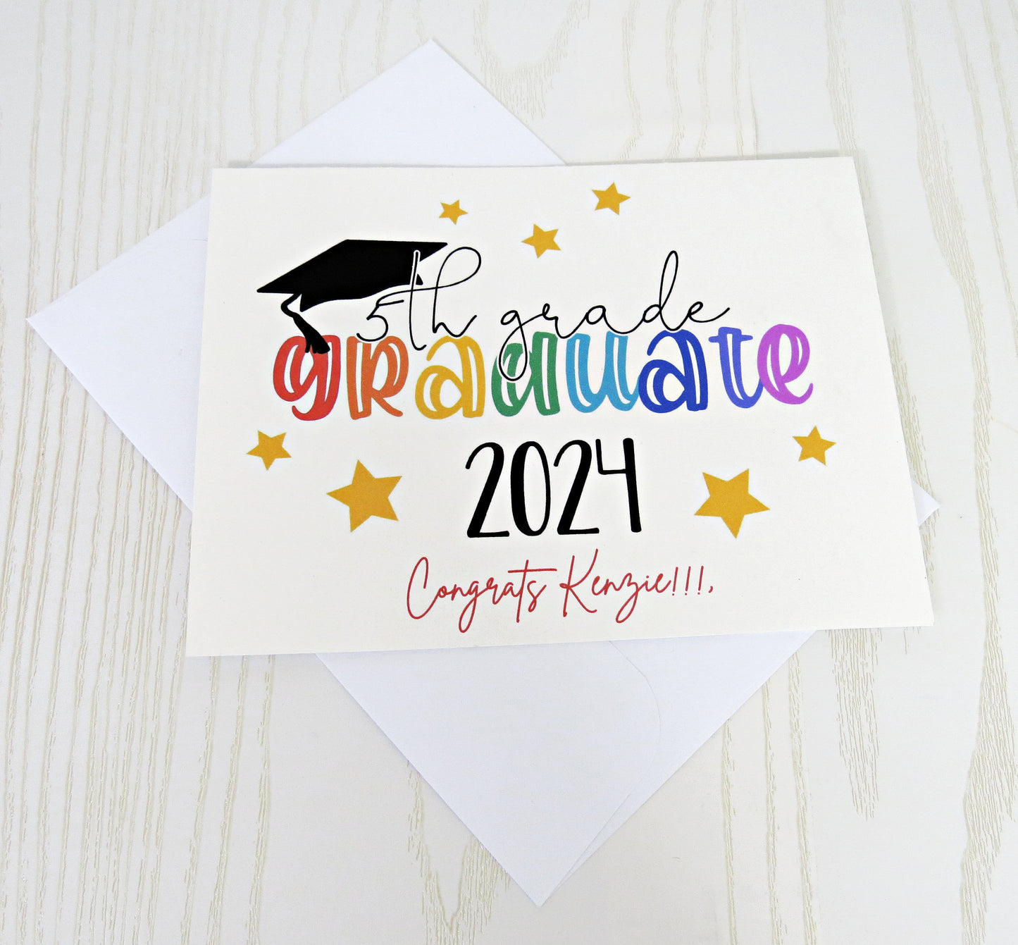 5th Grade Graduate 2024 Money Card - Congrats Grad Graduation Gift Card - Unique Money Holder for Cash Gift - Graduation Greeting Cards - Humor Cash Gift for Him Her