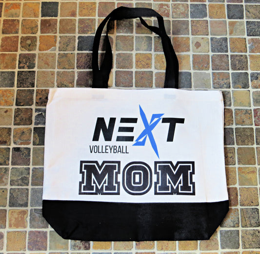 Next Volleyball Mom Polyester Tote Bag - Essential Bag