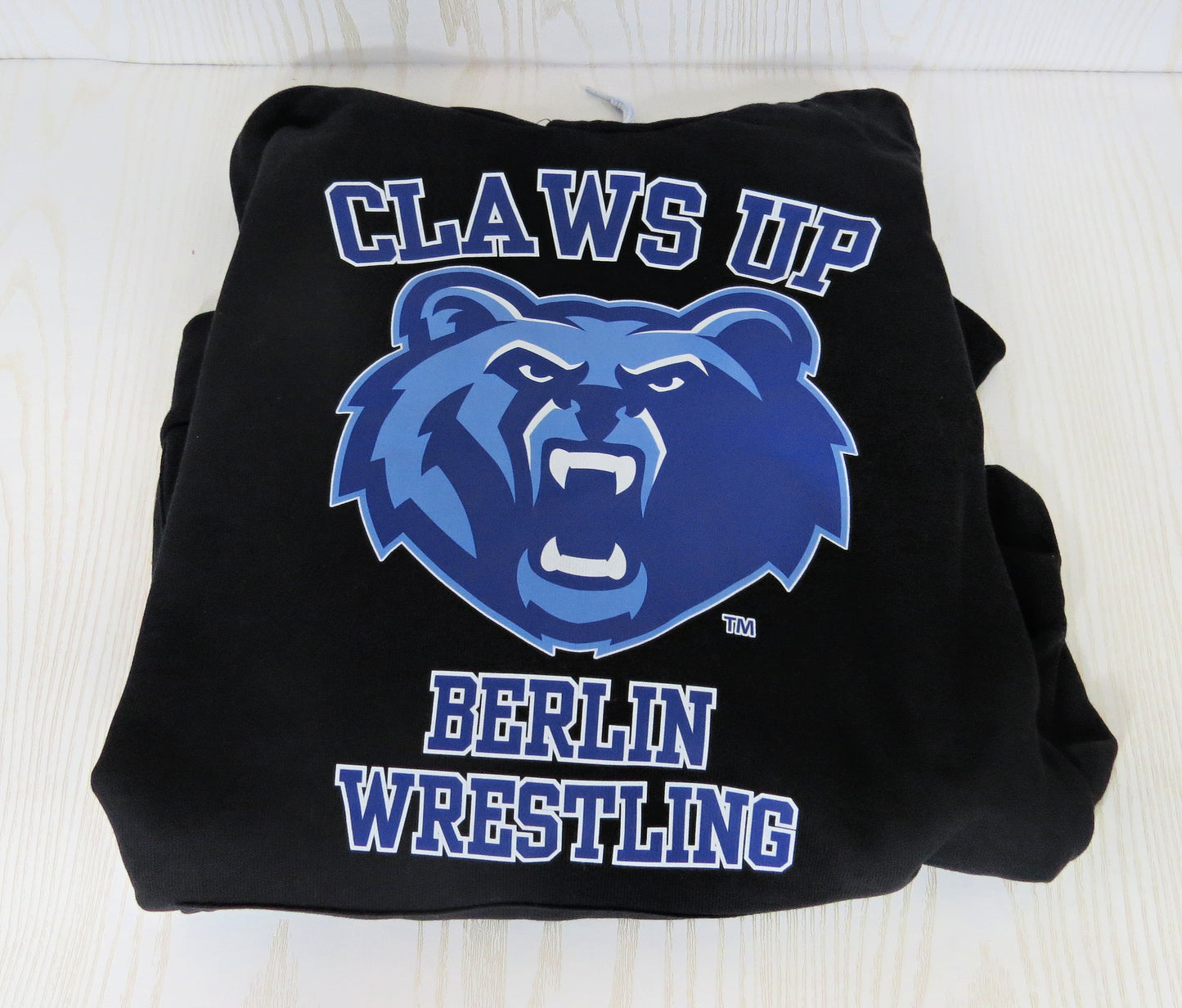 ADULT Bella & Canvas Super Soft Fleece Olentangy Berlin Wrestling Claws Up Fleece Pullover Hoodie Sweatshirt