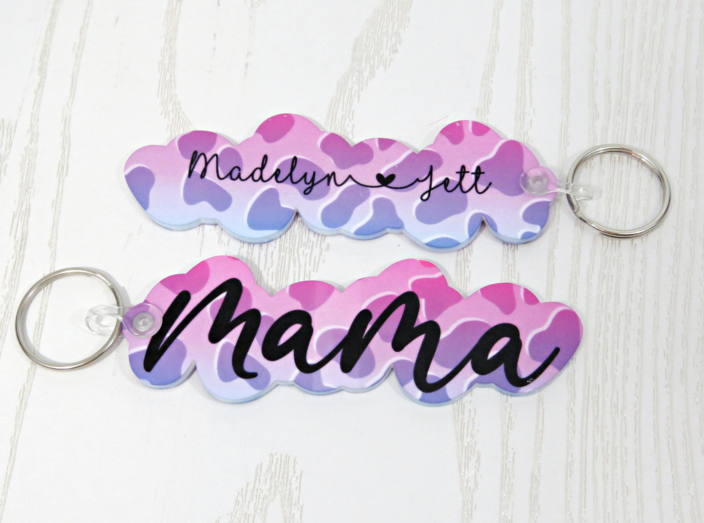 Mom Keychain Personalized with Kids Names - Rainbow Cheetah Print Keychain - Grandma - Mama - Mommy - Nana - Grandma - Mothers Day