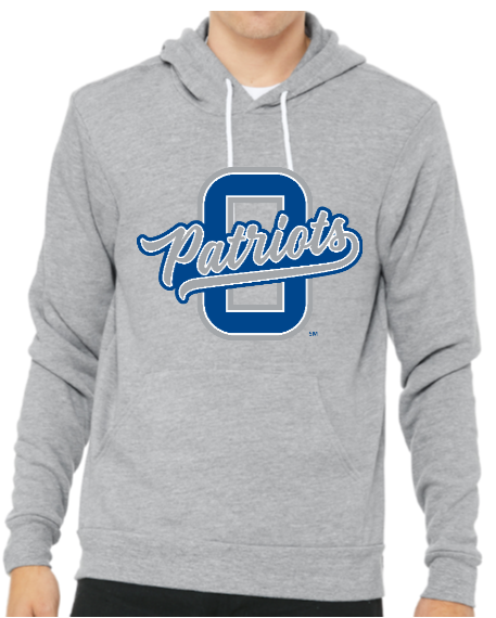 ADULT Bella & Canvas Super Soft Fleece Olentangy Patriots Fleece Pullover Hoodie Sweatshirt