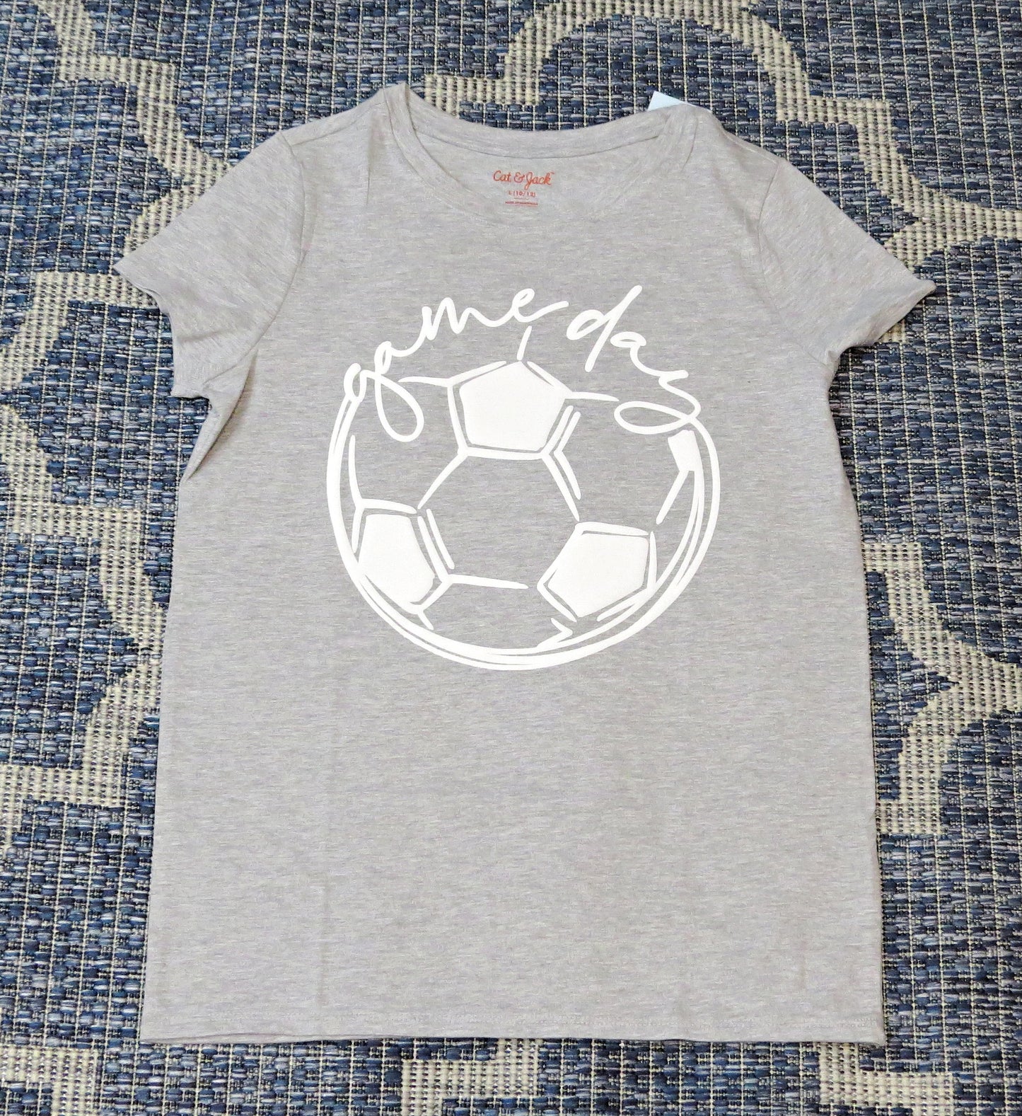 Kids Soccer Game Day Themed Tee - Sports T Shirt