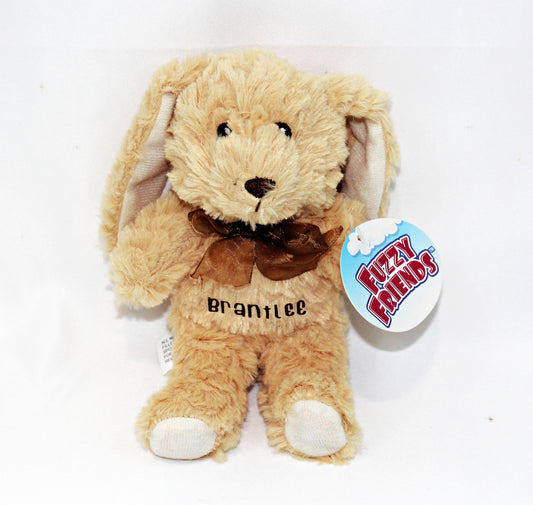 Handmade Kenzie's Boutique Personalized Plush Bunny With Child's Name - Custom Toy First Easter Gift - Kids Basket – Stuffed Stuffy Soft & Cuddly