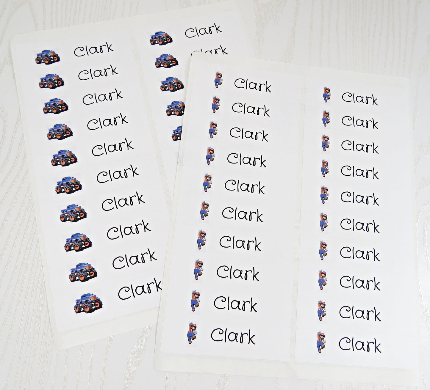 Personalized Label Stickers for Back to School Supplies with Name for Students Teachers