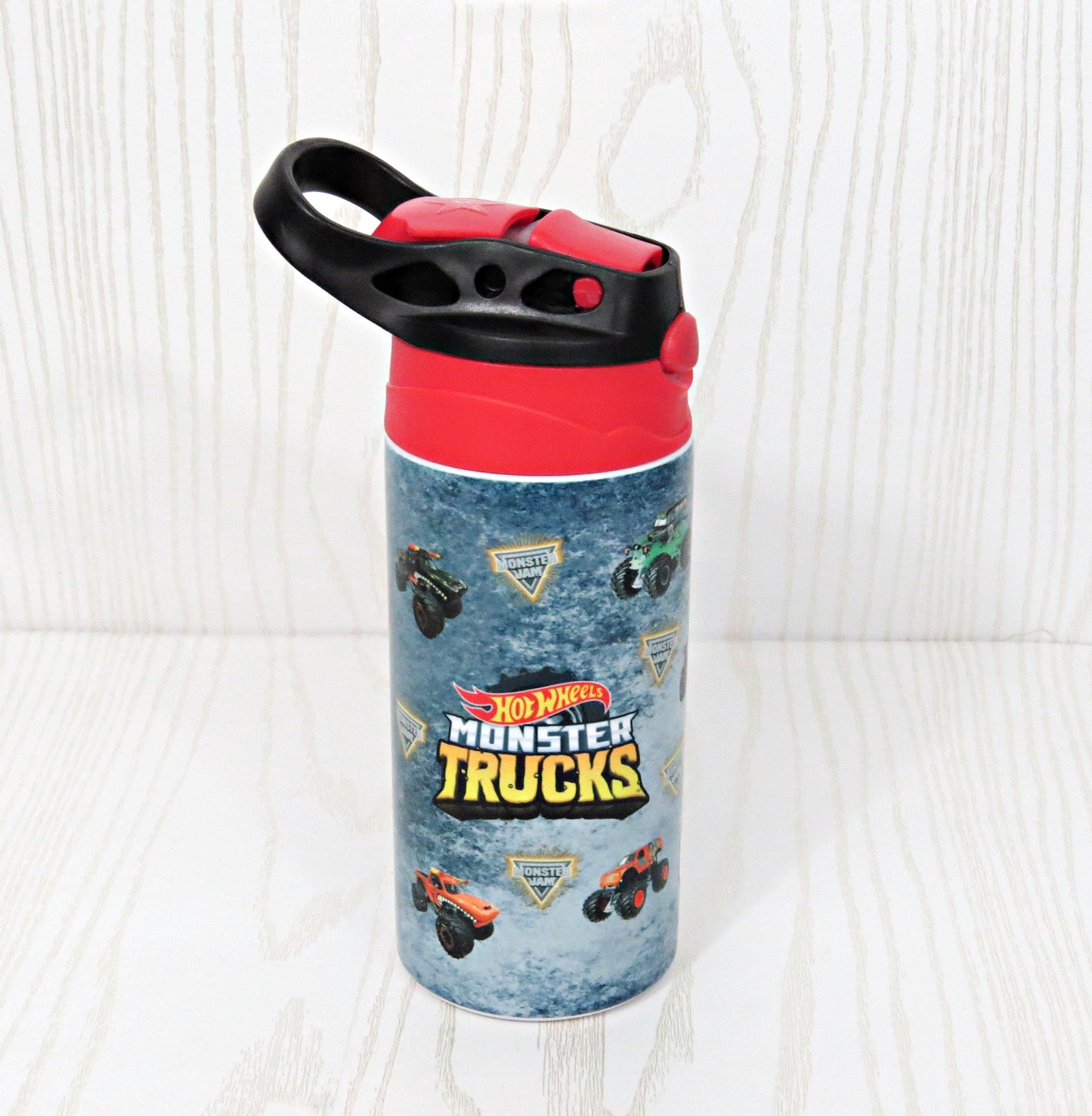 Monster Truck' Insulated Stainless Steel Water Bottle
