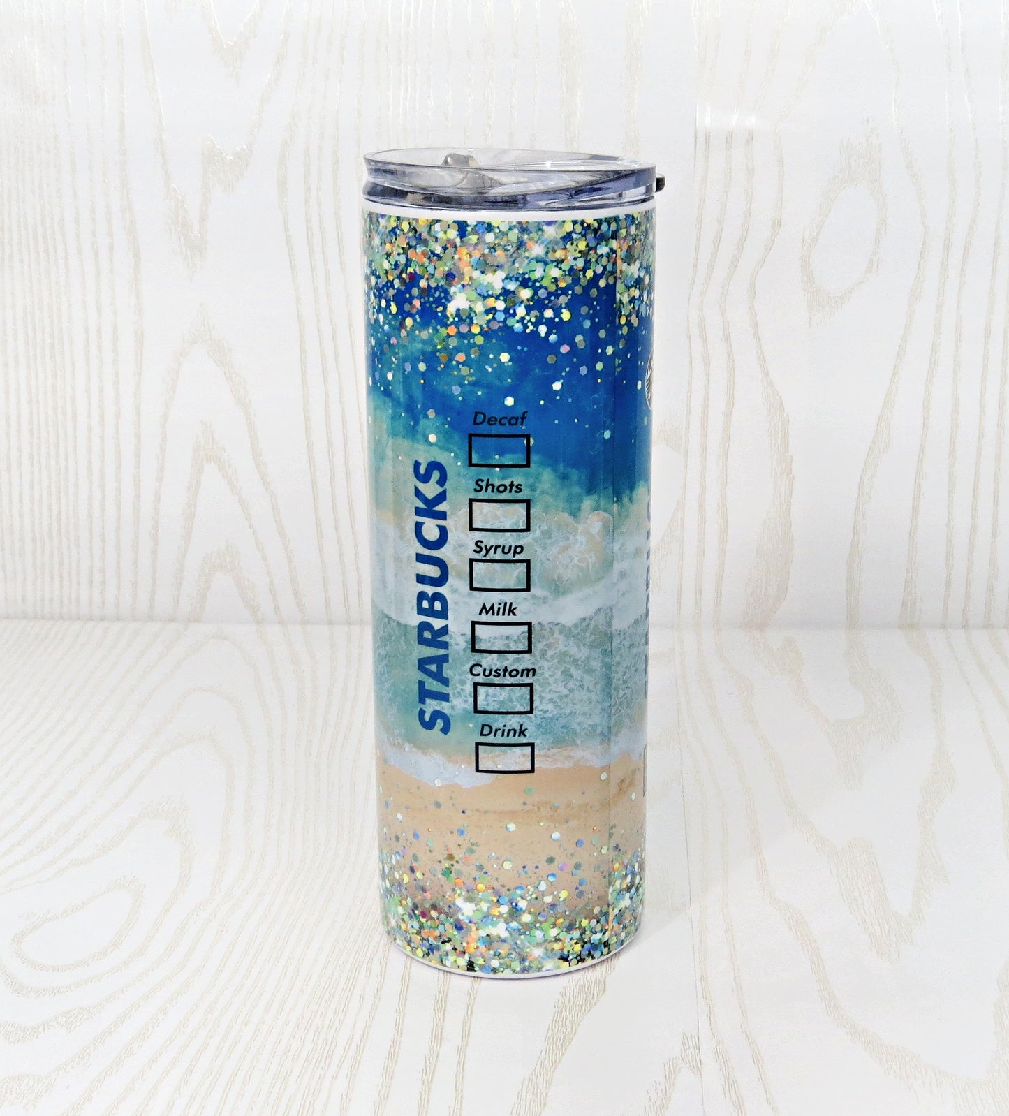 20 oz Stainless Steel Coffee Beach Vacation Tumbler - Girls Trip Latte - Coffee Lover Tumbler