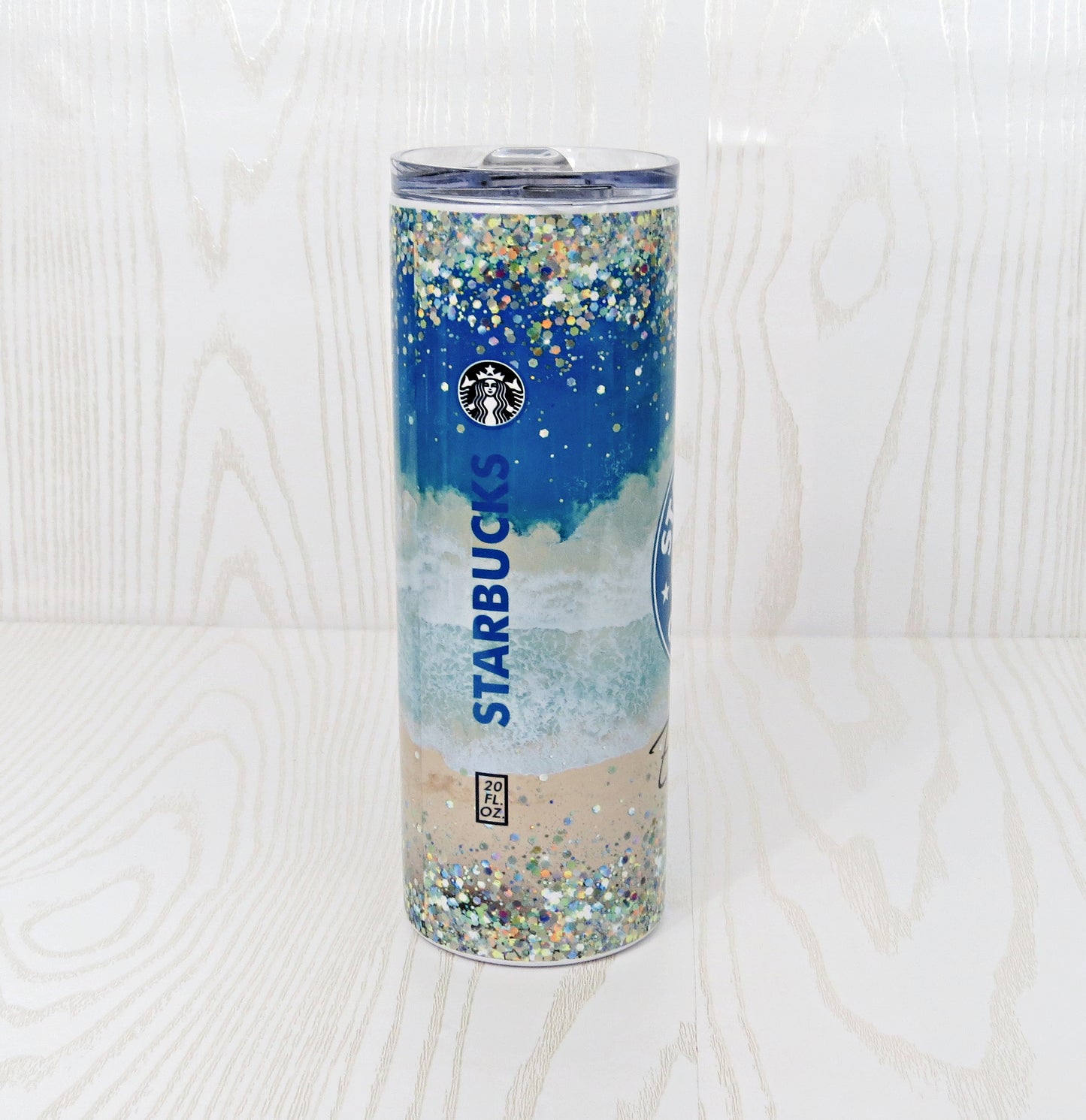 20 oz Stainless Steel Coffee Beach Vacation Tumbler - Girls Trip Latte - Coffee Lover Tumbler