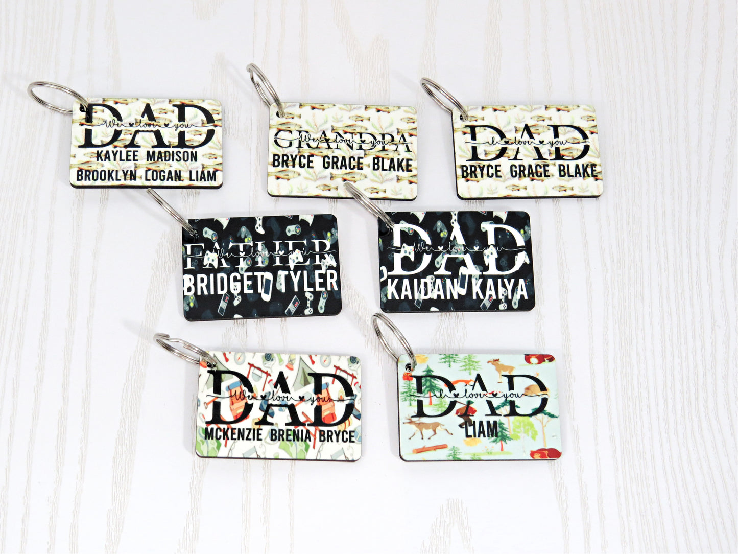 Dad Keychain - Fathers Gift - Fathers Day Gift - Fathers Day Keychain - Grandpa Gift - Papa Gift - Fathers Gift