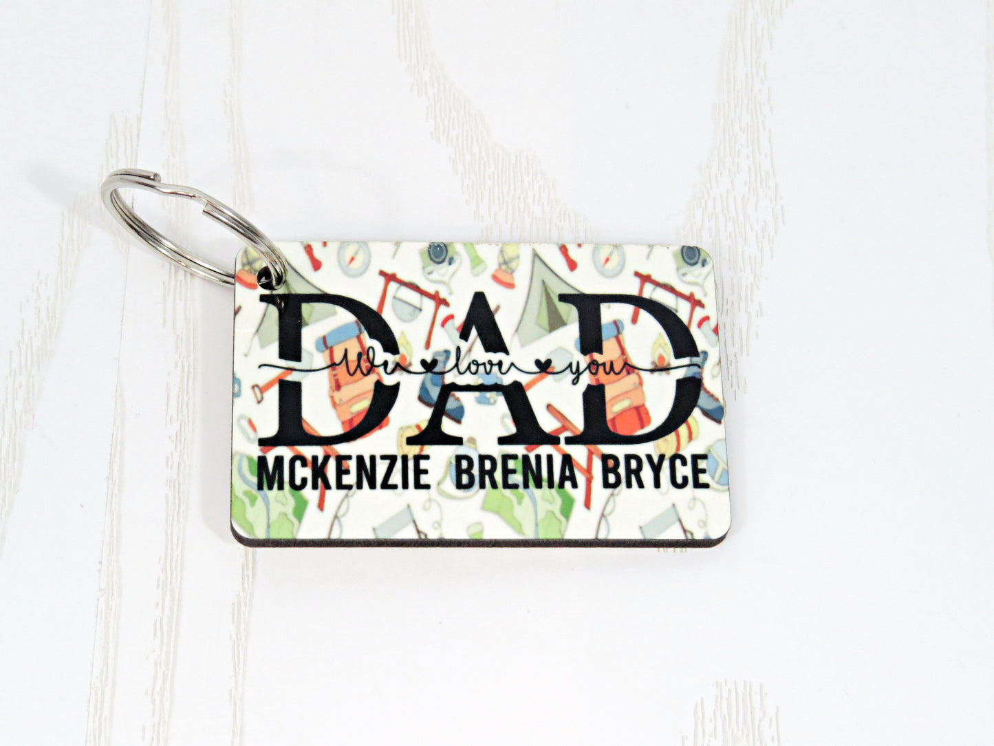 Dad Keychain - Fathers Gift - Fathers Day Gift - Fathers Day Keychain - Grandpa Gift - Papa Gift - Fathers Gift