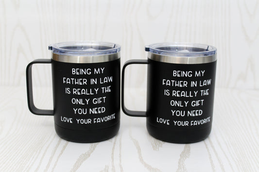 Being My Father In Law Coffee Mug - Father In Law Birthday Gift - Gift For Him - Birthday Present