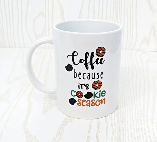 Girl Scout Cookie Coffee Mug - Cookie Season - Girl Scout Leader Tumbler - Girl Scout Cup -Leader Gift