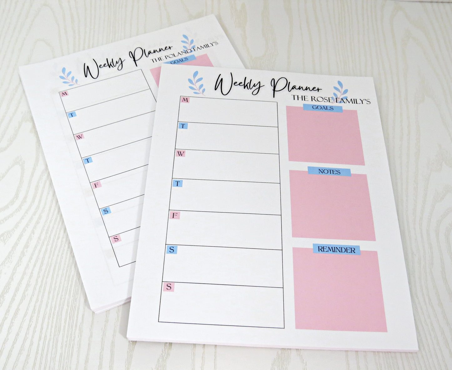 Personalized Teacher Appreciation Notepads - Custom Teacher Gifts & School Supplies - 52 Tear Away Sheets Yearly - Great for Classroom or Home Use - Weekly Planner Note Pad