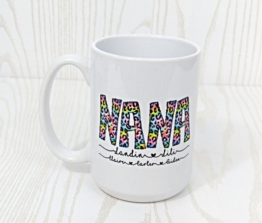 Mothers Day Gift - Grandmothers Gift - Mothers Day Tumbler - Tumbler with Kids Names - Mama Tumbler