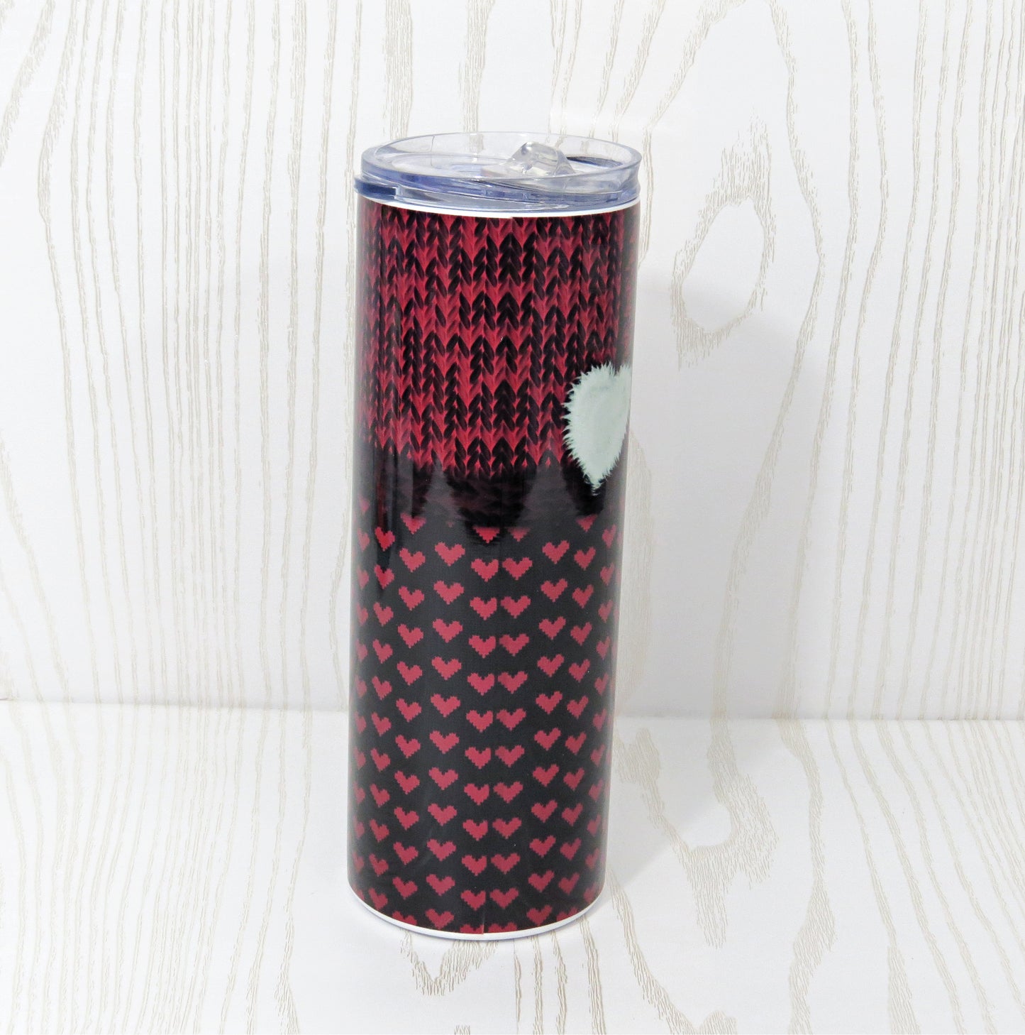 20 oz Valentines Day Stainless Steel Tumbler - Gnomebody Loves You Like I do Heart Day Tumbler - Valentines Day Gift -day Gift