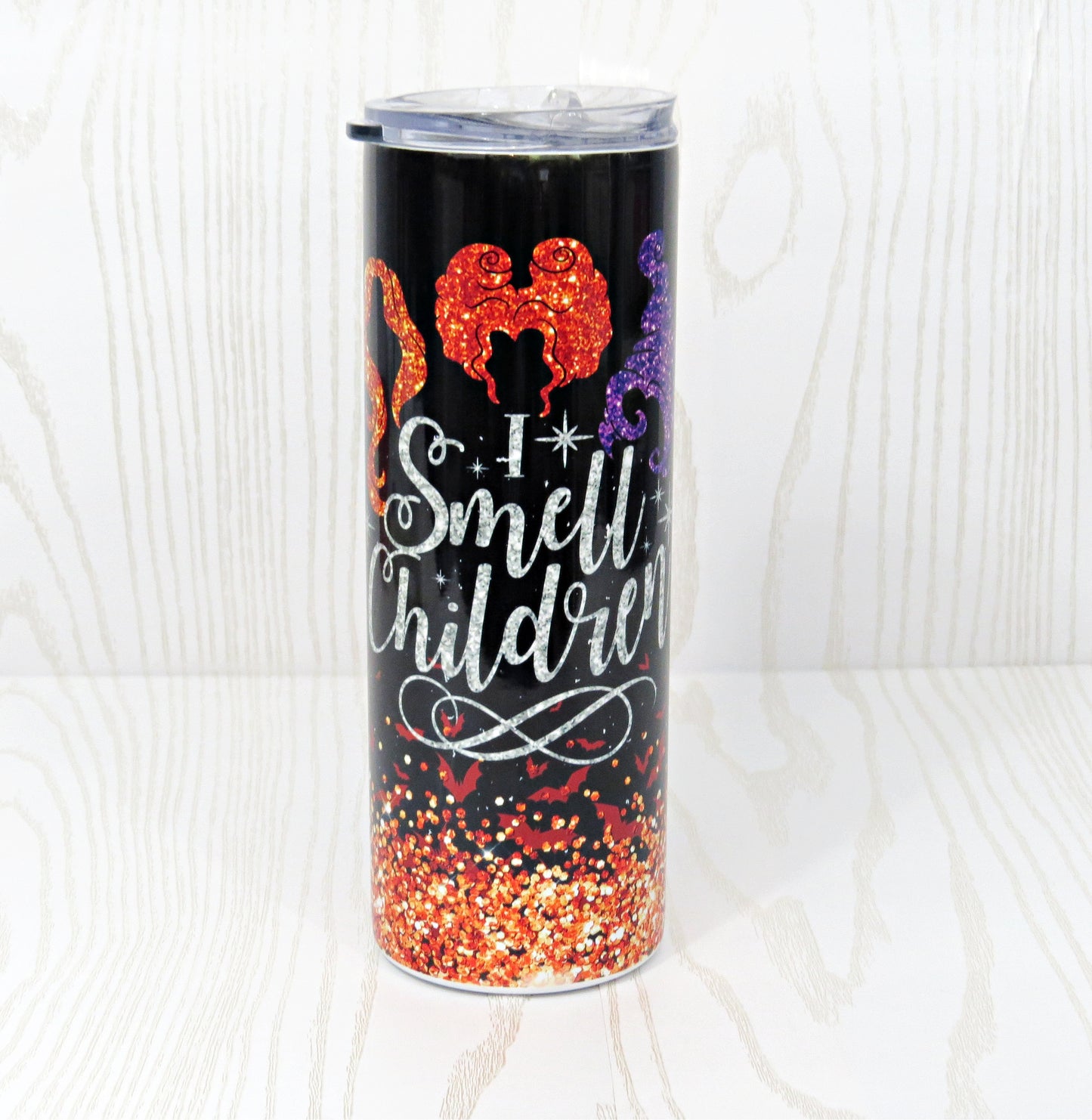 20 oz Stainless Steel I Smell Children Tumbler - Teacher Appreciation Week Tumbler Gift - Halloween Tumbler - Hocus Magical Witch Tumbler - Custom End of School Year Gift