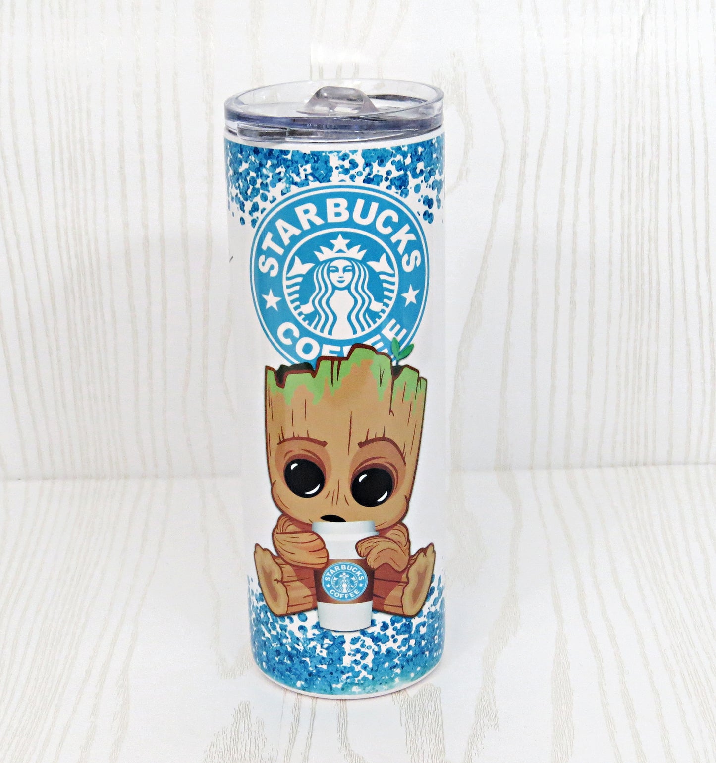 20 oz Stainless Steel Coffee Tree Like Tumbler - Branch Fun Park Tumbler - Coffee Lover Tumbler