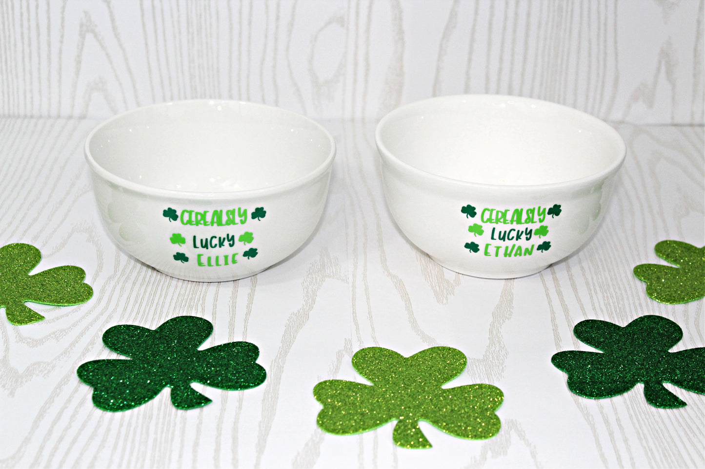 Cereal Mug - Personalized Cerealsly Lucky Kids Cereal Bowl - Kids Mug Gift - Cereal Bowl Gift - Girls Cereal Bowl - St Patricks Day Gift