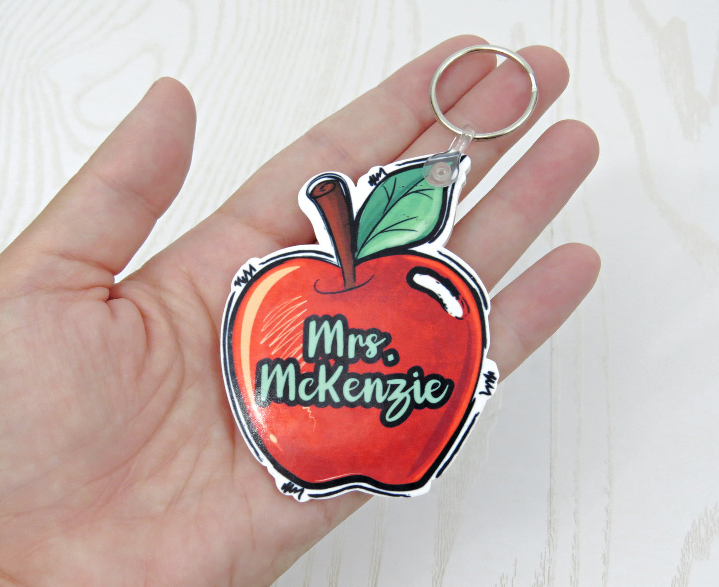 Teacher Appreciation Keychain Gift - Teacher Name - Teacher Keychain -Teacher Appreciation Keychain