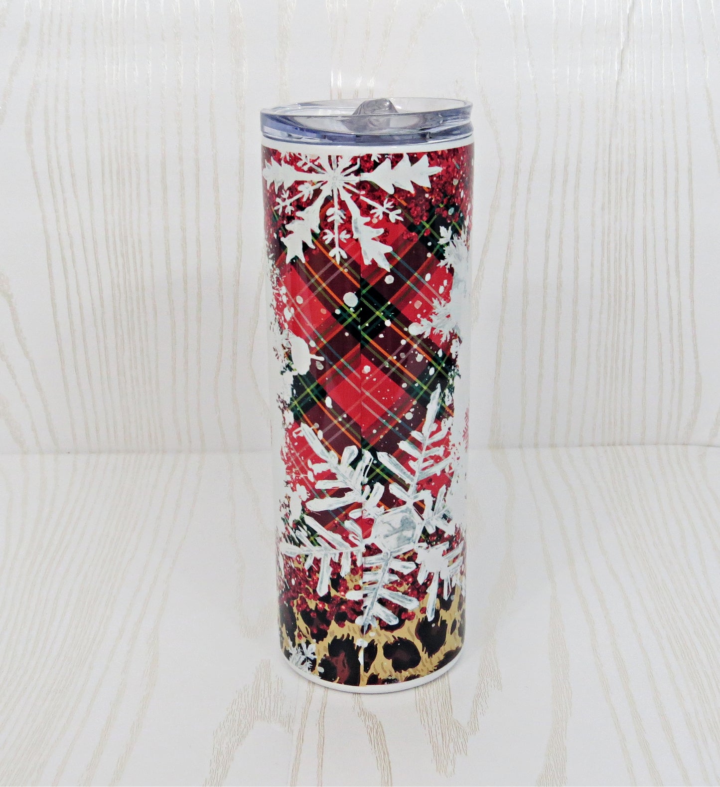 20 oz Blitzen Stainless Steel Skinny Tumbler - Includes Straw and Lid – Holiday Gift Secret Santa - Rudolph Reindeer