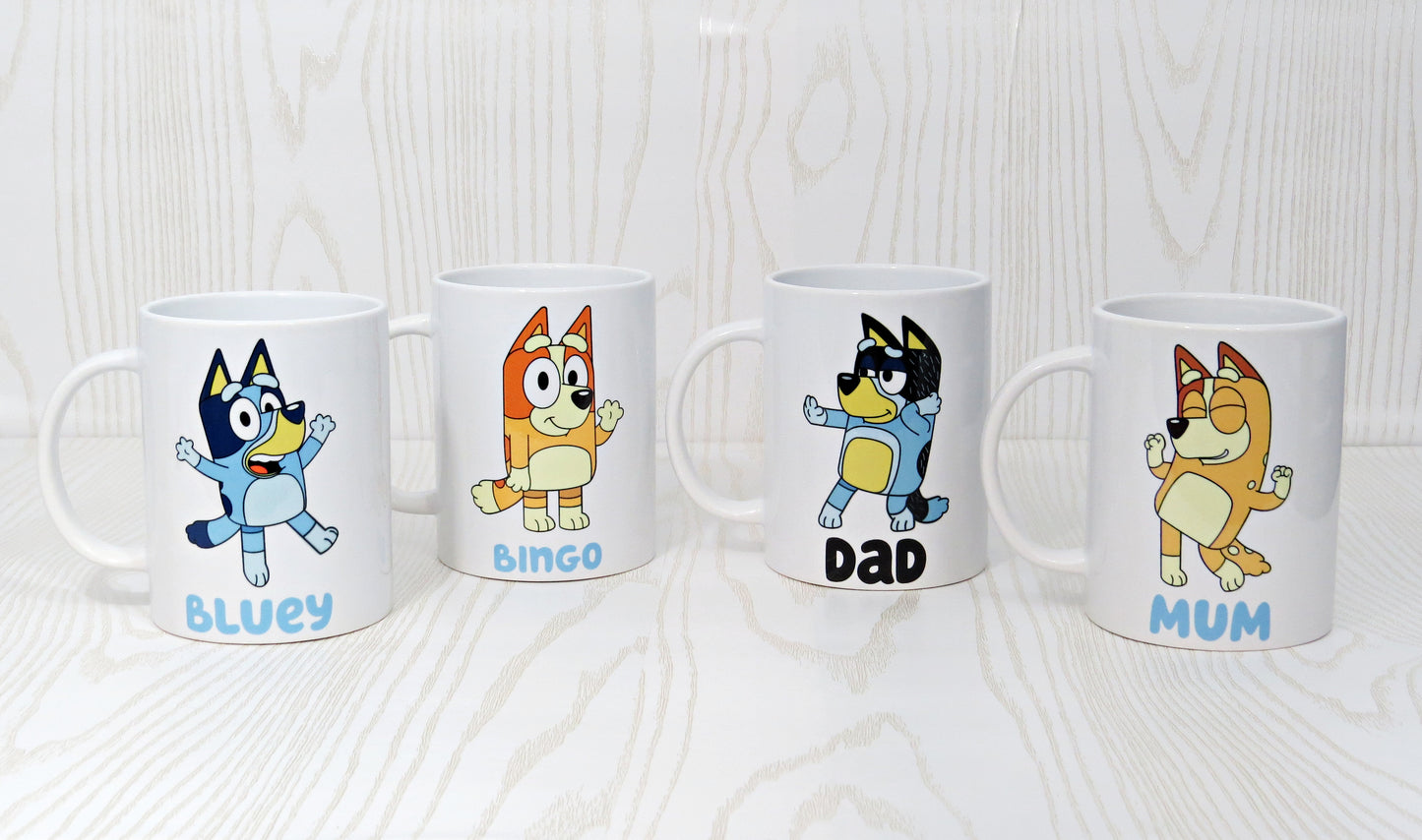 Blue Dog Mug For Family - Mothers Day - Fathers Day - Holidays - Grandparents Day Gift