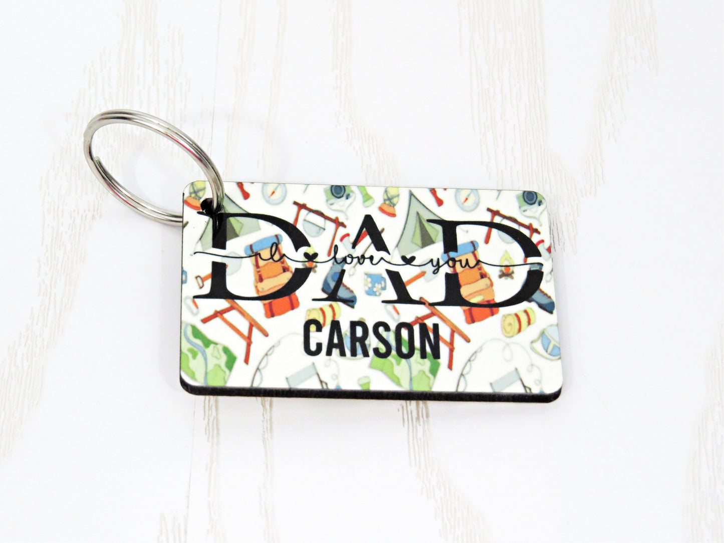 Dad Keychain - Fathers Gift - Fathers Day Gift - Fathers Day Keychain - Grandpa Gift - Papa Gift - Fathers Gift