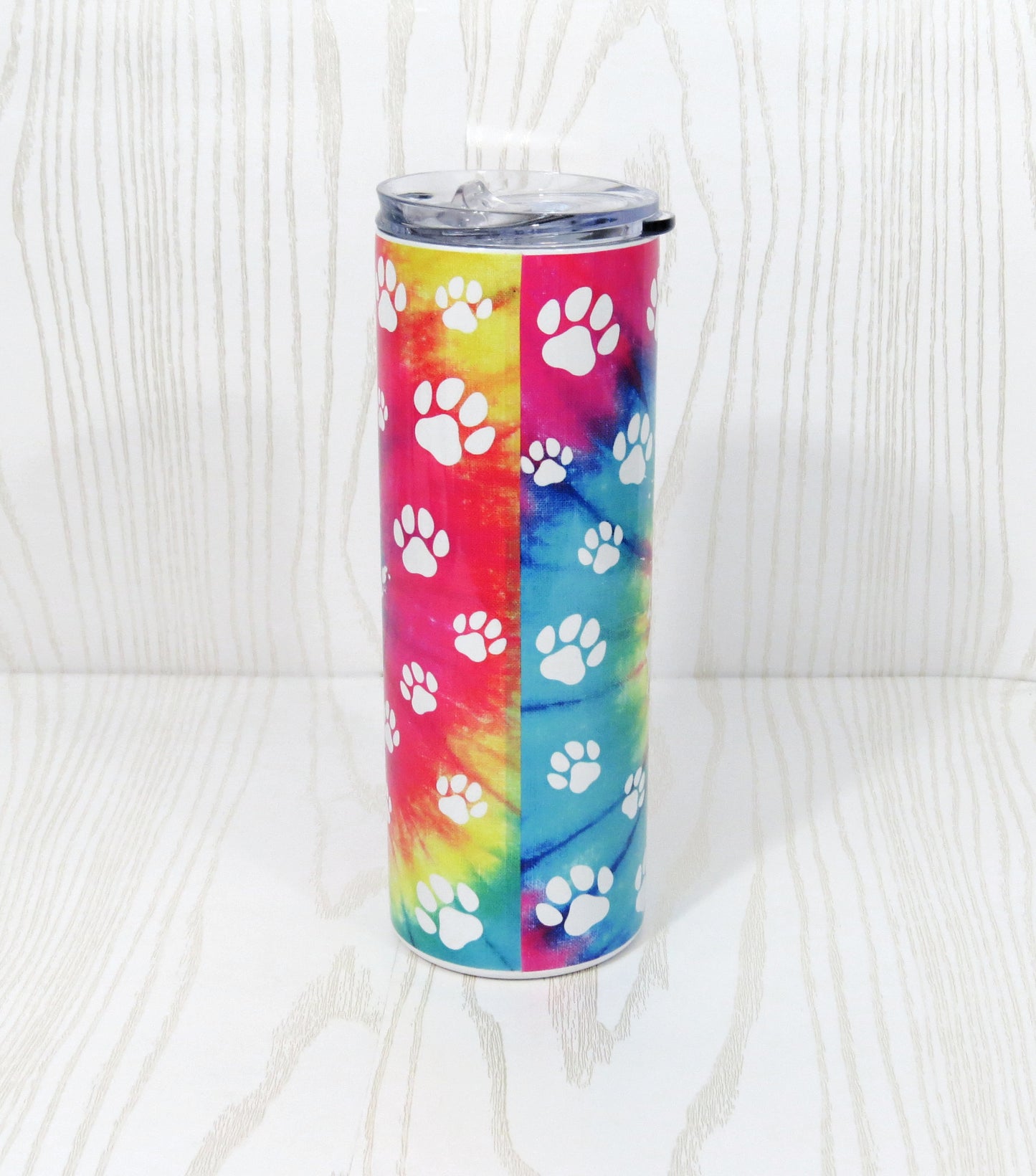 20 oz Dog Mom Stainless Steel Skinny Tumbler - Gift Includes Straw and Lid – Animal Lover - Birthday Mom Gift