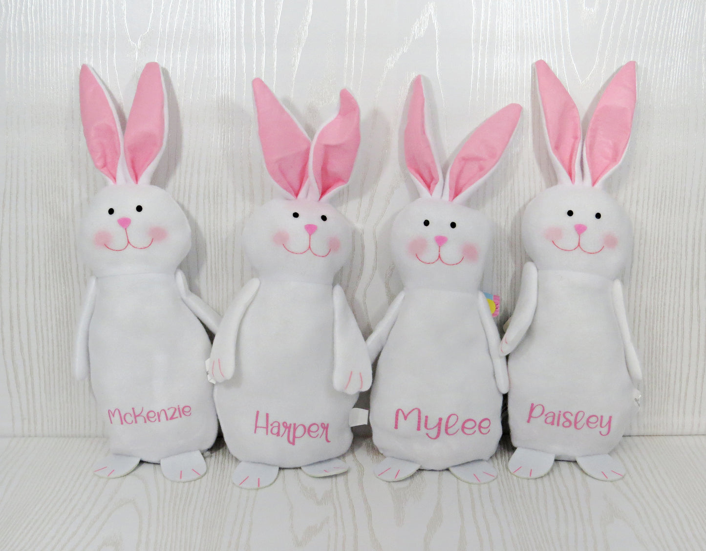 Personalized Easter Bunny - Personalized Bunny - Plush Easter Gift Kids - Easter Basket Stuffers - Easter Decor - Custom Stuffed Bunny – Home Decor