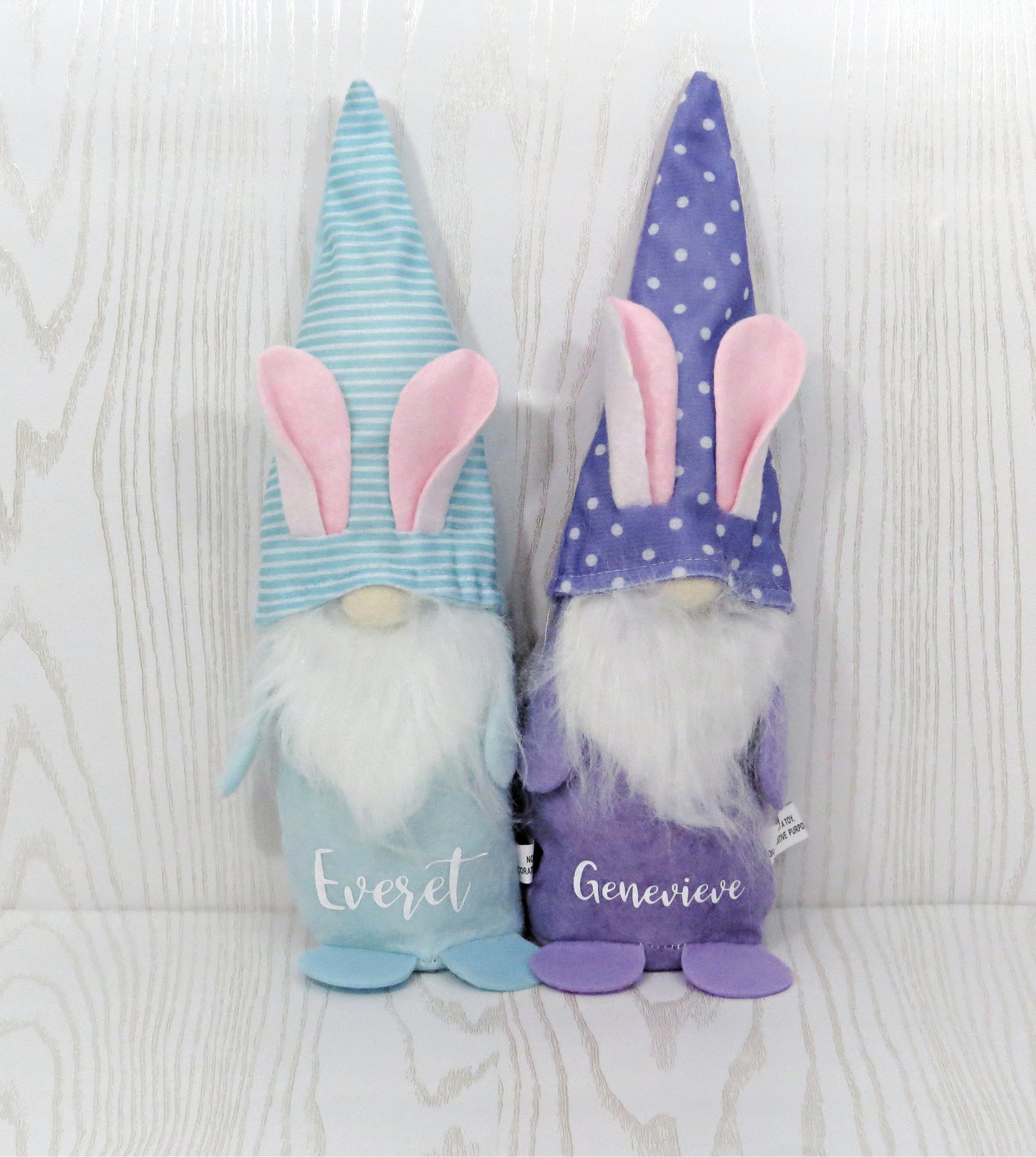 Personalized Easter Spring Gnomes – Holiday Custom - Easter Basket Gift – Kids Gift – Home Decor - Stuffed Toy Basket Stuffer