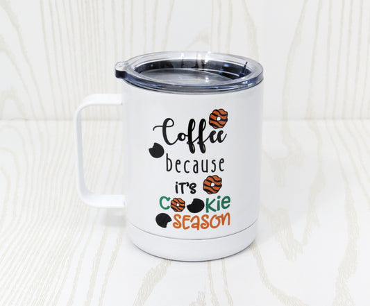 Girl Scout Cookie Coffee Stainless Steel Coffee Tumbler Mug - Cookie Season - Girl Scout Leader Tumbler - Girl Scout Cup -Leader Gift