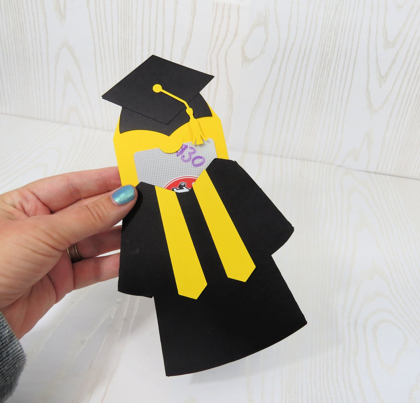 Graduation Cap Gift Card Holder - Unique Money Holder for Gift Card - Grad Student Greeting Cards - Graduate Gift - End of School Year Gift