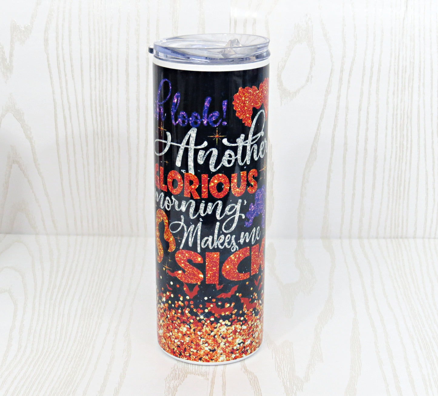 20 oz Stainless Steel Another Glorious Morning Tumbler - Teacher Appreciation Week Tumbler Gift - Halloween Tumbler - Hocus Magical Witch Tumbler - Custom End of School Year Gift