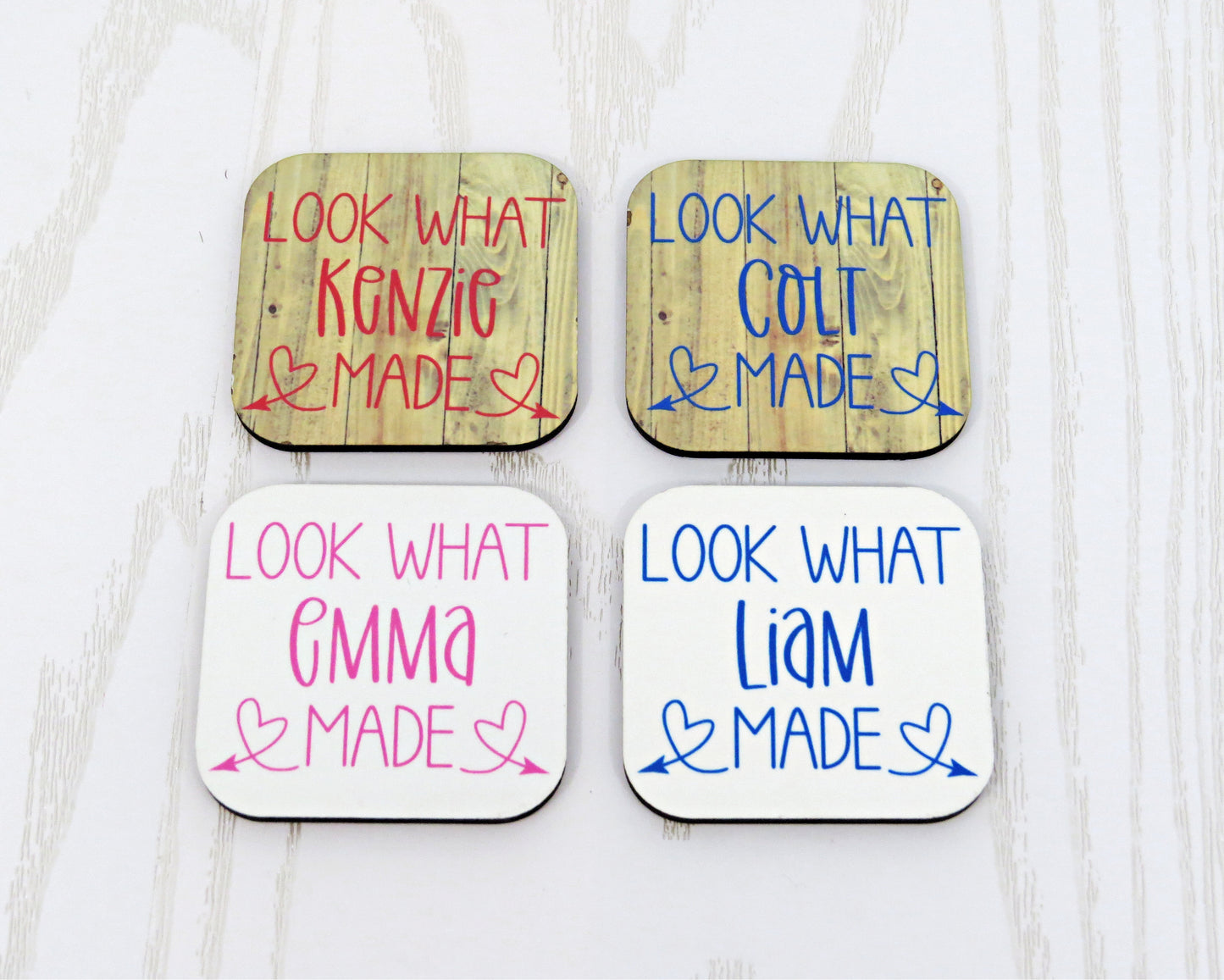 Look What I Made Magnet - Personalized Magnet - Kids Artwork Hanger - Refrigerator Magnet - Fridge Art