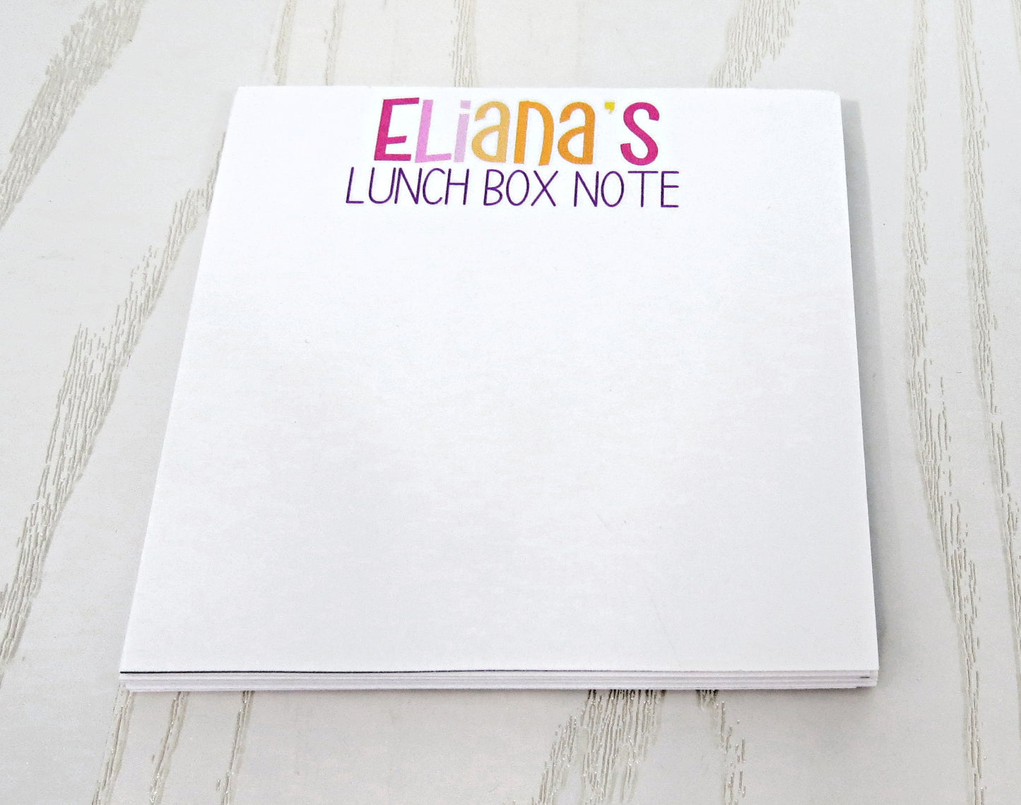 Custom Cute Lunch Box Notes for Kids Girls Boys - Note Paper for Lunchbox - Boy Girl Lunchtime Note - Motivational Encouragement Notes