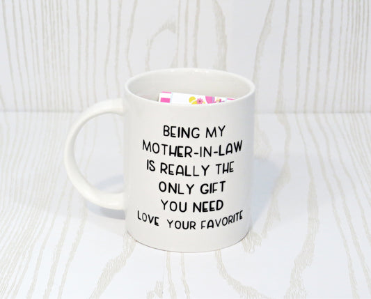 Being My Mother In Law Coffee Mug - Mother In Law Birthday Gift - Gift For Her - Birthday Present