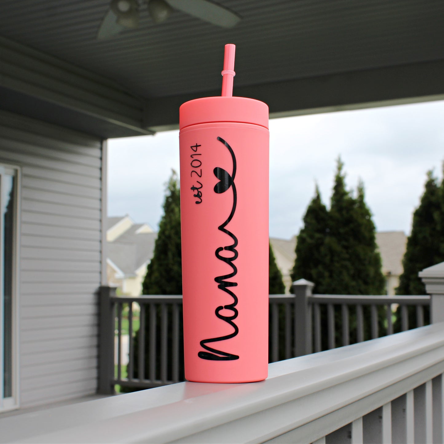 Mom Tumbler Personalized - Mother's Day Tumbler - Grandparent's Day - Mom Est. Date