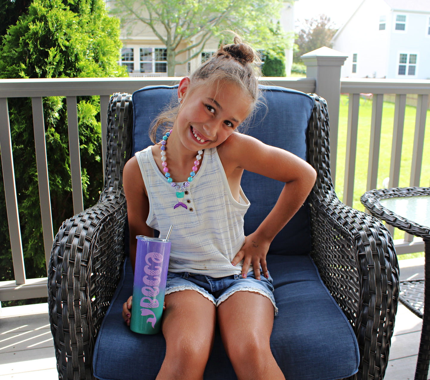 Personalized Mermaid Tumbler - Kids Mermaid Cup - Mermaid Cup - Mermaid Tail Tumbler - Mermaid