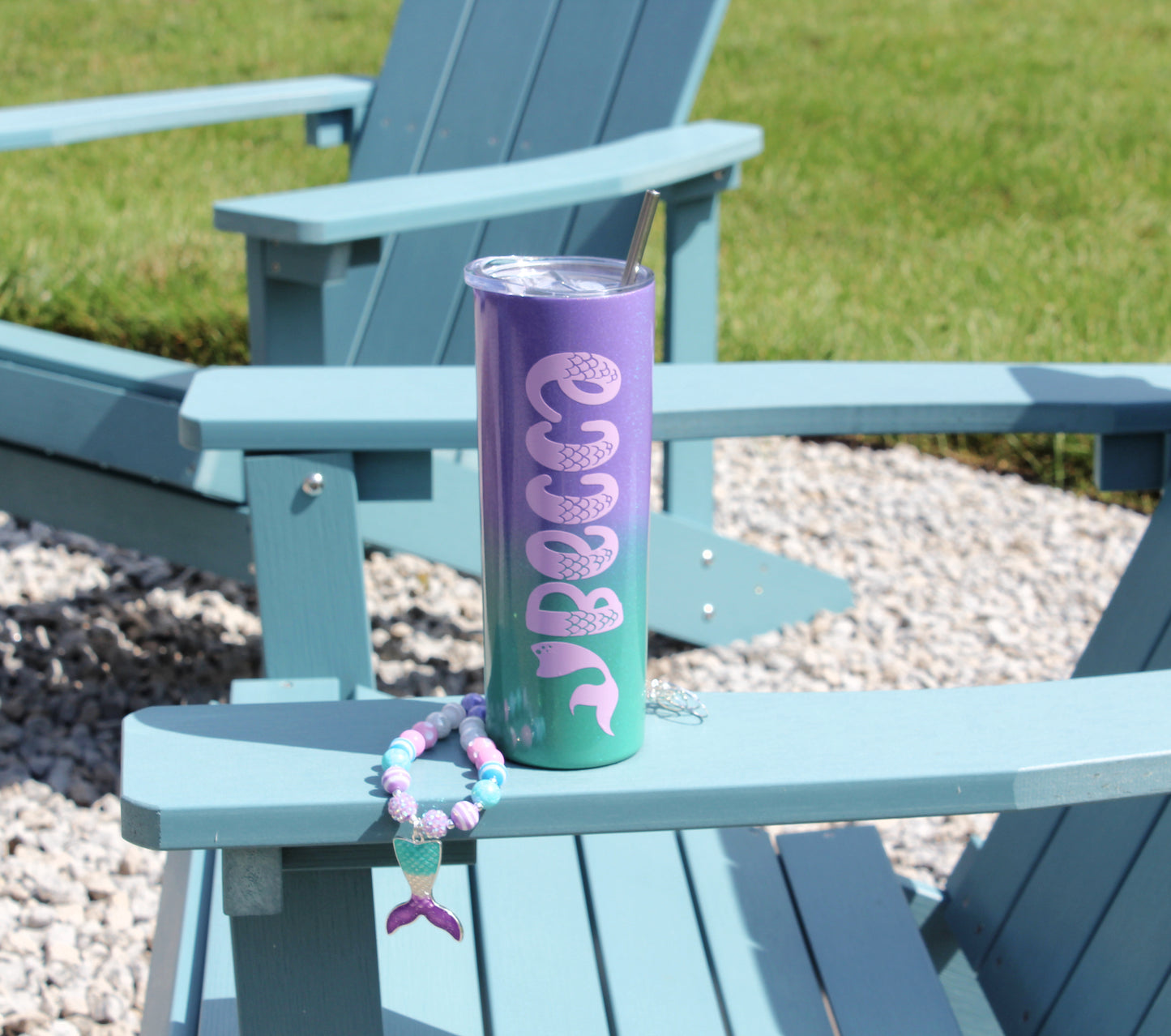 Personalized Mermaid Tumbler - Kids Mermaid Cup - Mermaid Cup - Mermaid Tail Tumbler - Mermaid