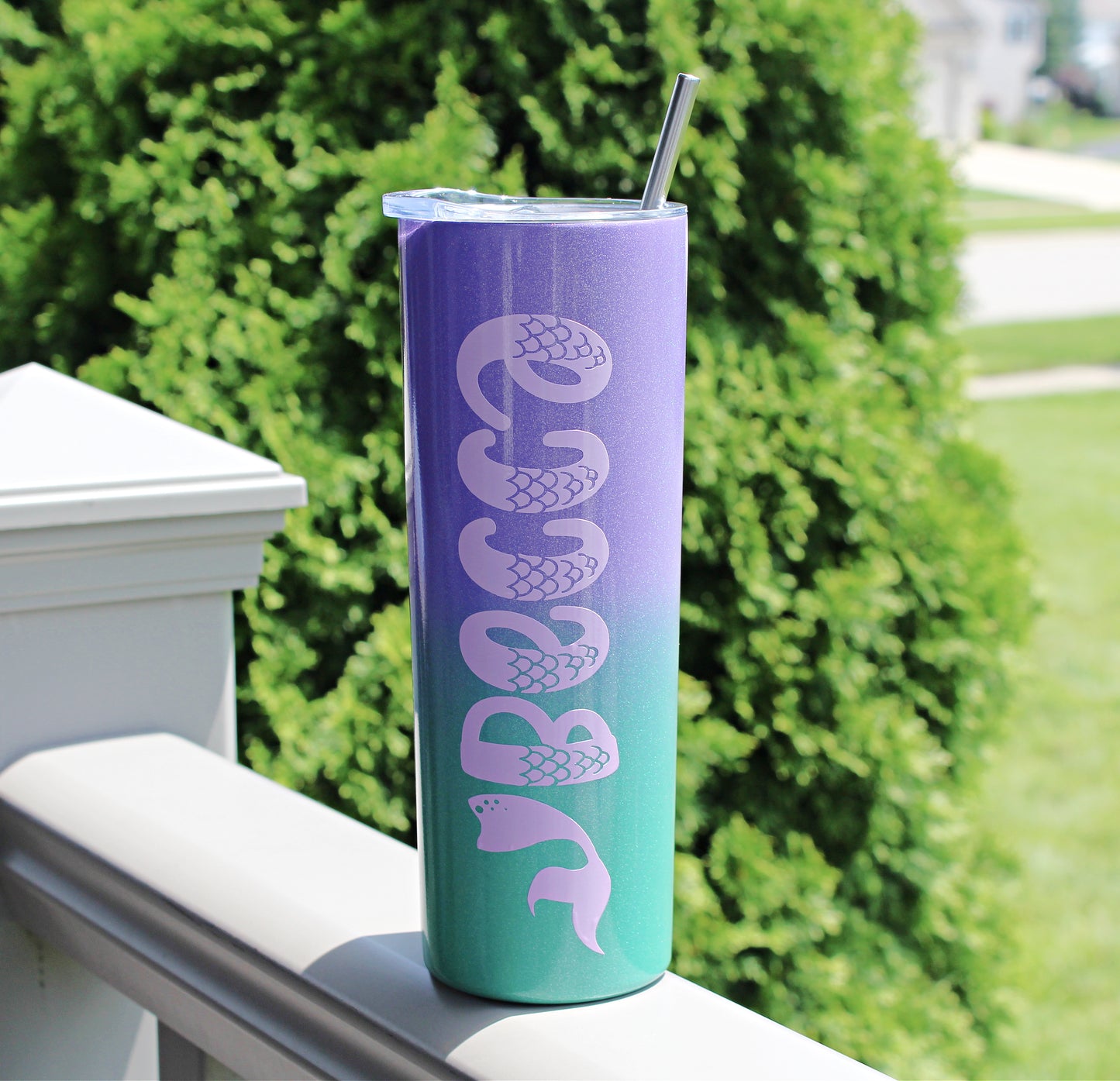 Personalized Mermaid Tumbler - Kids Mermaid Cup - Mermaid Cup - Mermaid Tail Tumbler - Mermaid