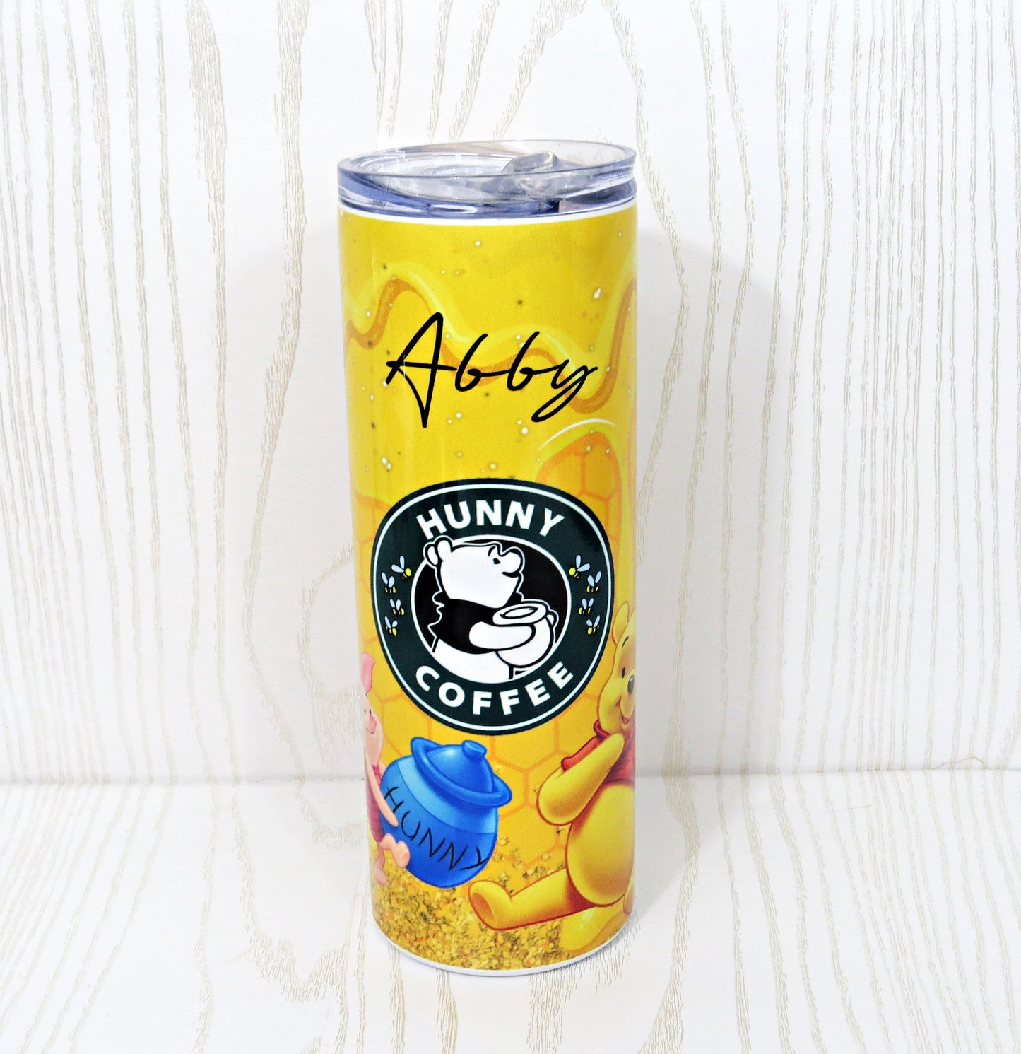 20 oz Stainless Steel Honey Bear Coffee Tumbler - Fun Park Tumbler - Coffee Lover Tumbler