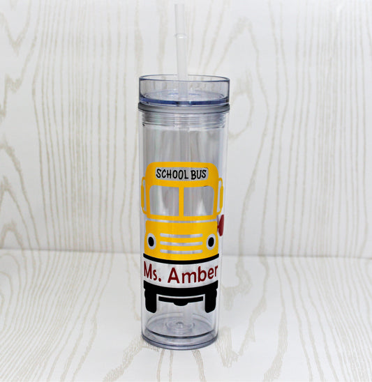 Bus Driver Gift - Bus Driver Personalized Tumbler - Teacher Gifts - Bus Driver Appreciation Gift