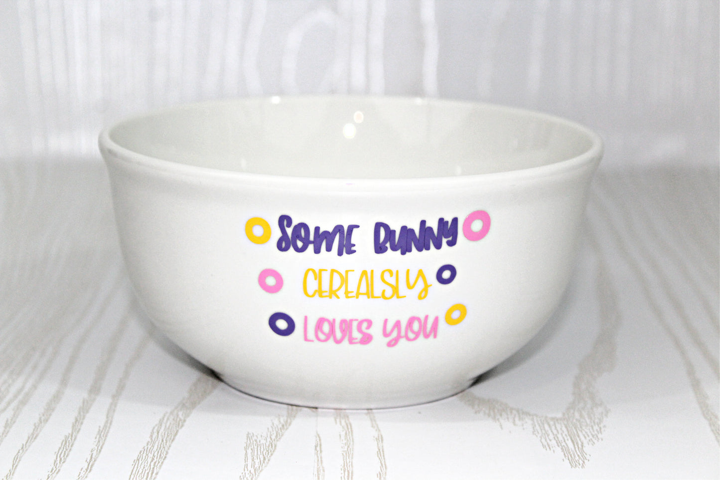 Easter Basket Cereal Mug - Personalized Some Bunny Cerealsly Loves You Kids Cereal Bowl - Kids Mug Gift - Cereal Bowl Gift - Girls Cereal Bowl - Easter Bunny Gift