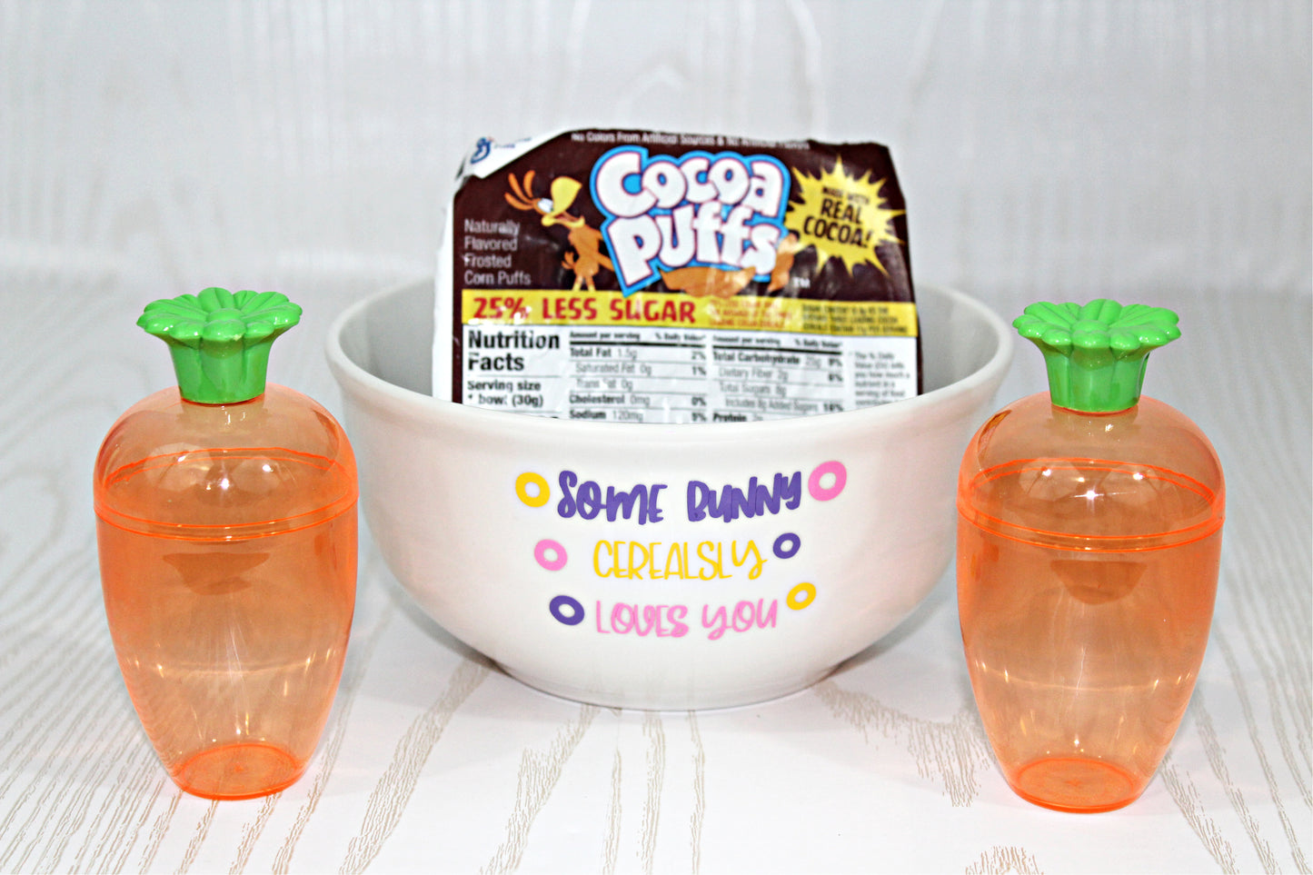 Easter Basket Cereal Mug - Personalized Some Bunny Cerealsly Loves You Kids Cereal Bowl - Kids Mug Gift - Cereal Bowl Gift - Girls Cereal Bowl - Easter Bunny Gift