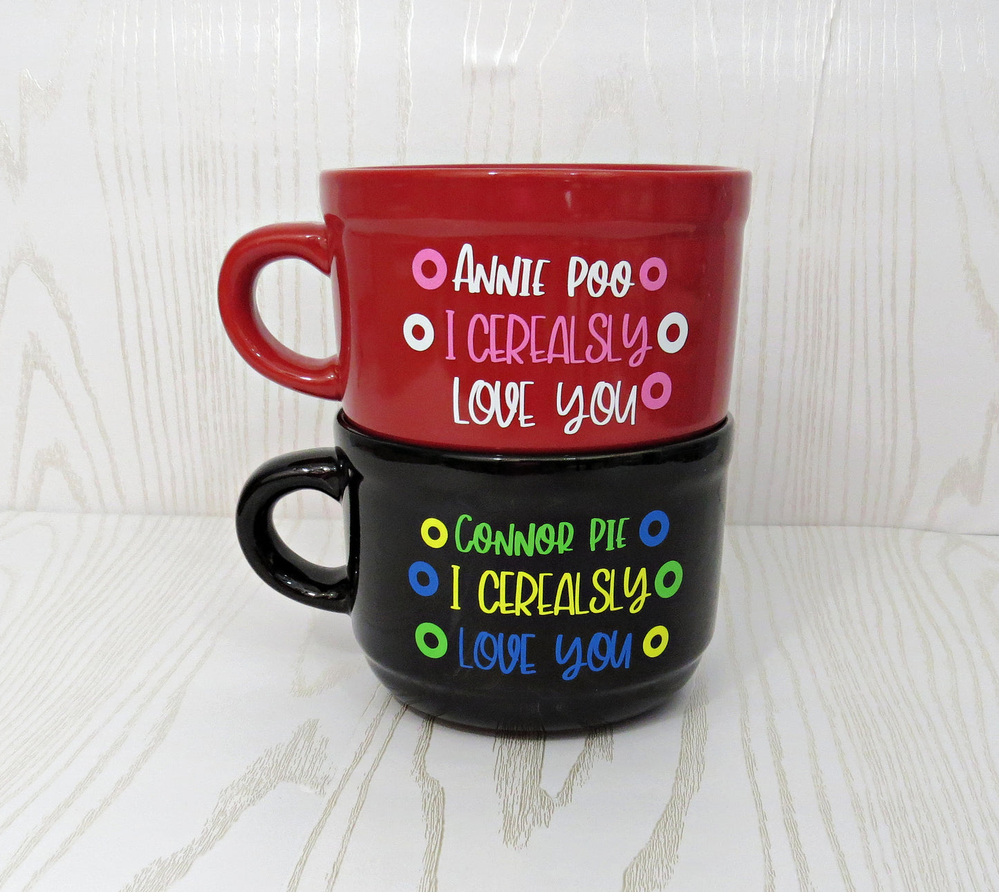 Cereal Mug - Personalized Cerealsly Love You Kids Cereal Bowl - Kids Mug Gift - Cereal Bowl Gift - Girls Cereal Bowl - Easter Gift - Saint Patricks