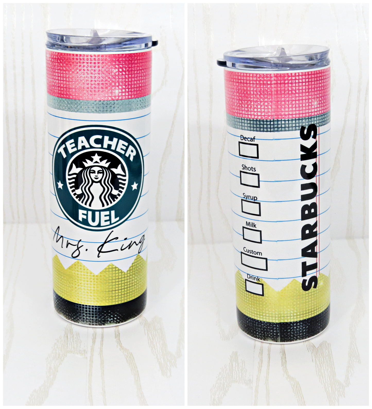 Teacher Starbucks Cup  Gift For Teacher Personalized Tumbler With