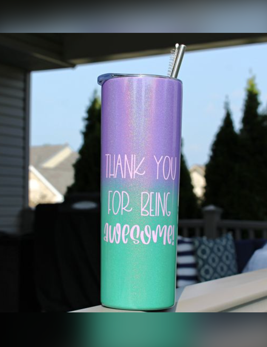 Thank you for being Awesome Tumbler - Thank you Cup - Thank you Tumbler - Thank you Gift