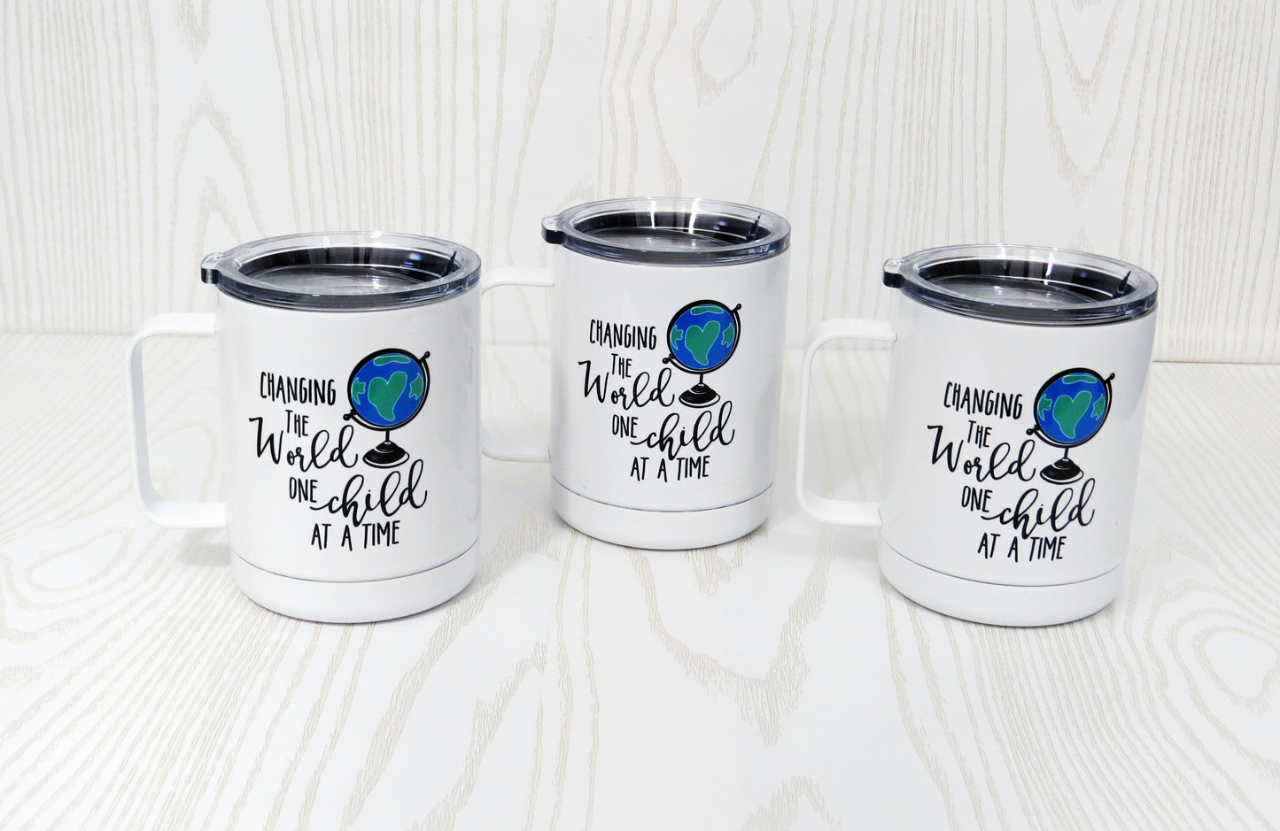 Changing the World One Child at a Time Tumbler - Holiday Mug - Teacher Tumbler - Christmas Gift