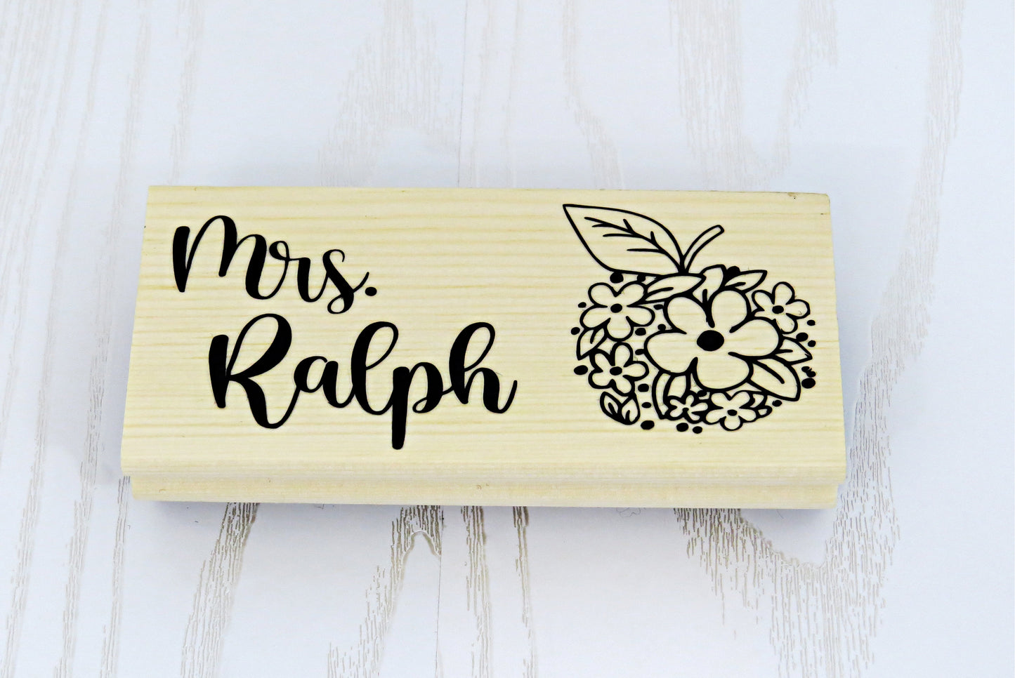 Teacher Appreciation Gift – Personalized Eraser Set Wood - Thank you Gift - Care Package - Custom End of School Year Week - Chalk Board Chalkboard Dry Erase